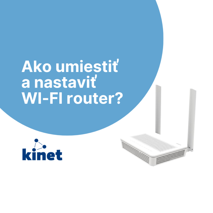 Ako správne umiestniť WIFI router?