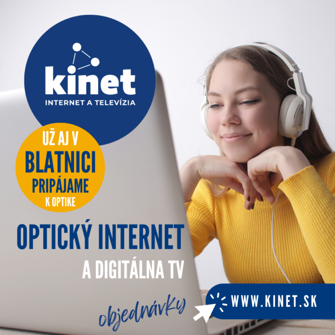 Obec Blatnica už má optický internet kinet
