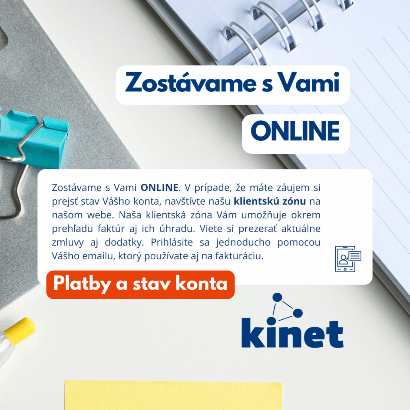 platba za internet kinet