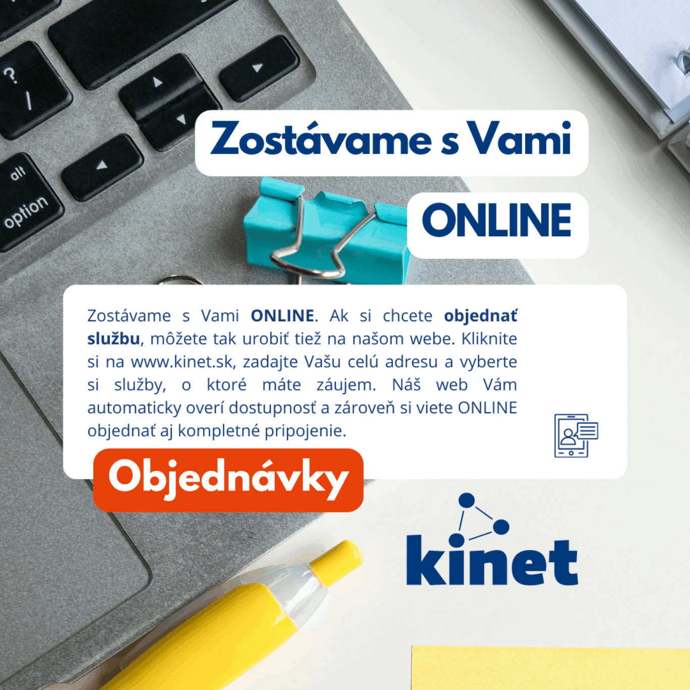 objednavka internetu a televizie