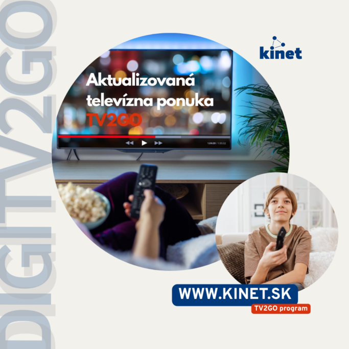 Aktualizovaná televízna ponuka TV2GO